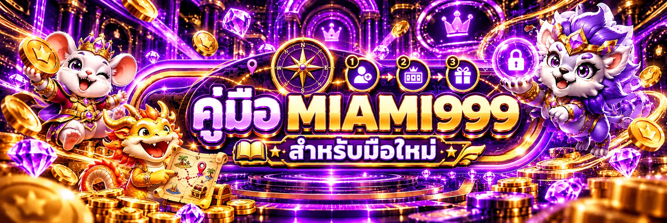 MIAMI999 คู่มือมือใหม่ | ทางเข้า สมัคร และตั้งงบ